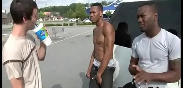  Blacks On Buys - Nasty Gay Skinny Boy Fucked By Muscular Black Dude 11